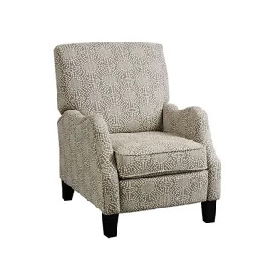 Hoffman Push Back Recliner - Beige Multi