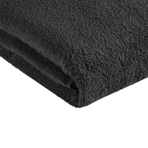 Big Bundle 100% Cotton Quick Dry 12 Piece Bath Towel Set - Black