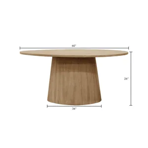 Oval Dining Table - Wheat