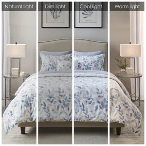 Madison Park Essentials Sofia Reversible Comforter Set with Bed Sheets