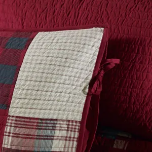 Woolrich Sunset 5 Piece Day Bed Cover Set - Red
