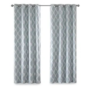 SunSmart Blakesly Printed Ikat Blackout Curtain Panel