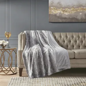Madison Park Zuri Faux Fur Throw