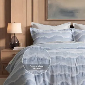 Harbor House Ocean Wave 3 Piece Cotton Duvet Set