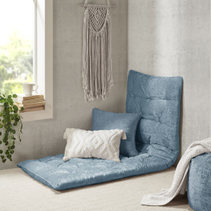 Intelligent Design Edelia Poly Chenille Lounge Floor Pillow Cushion