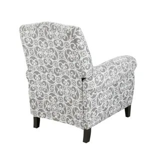 Kirby Push Back Recliner - Grey