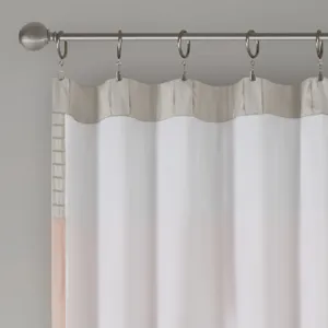 Amherst Polyoni Pintuck Curtain Panel - Coral