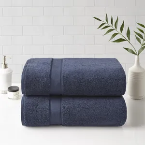 Madison Park Signature 800GSM 100% Cotton Bath Sheet 2 Piece Set