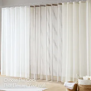 Madison Park Anna Sheer Shower Curtain