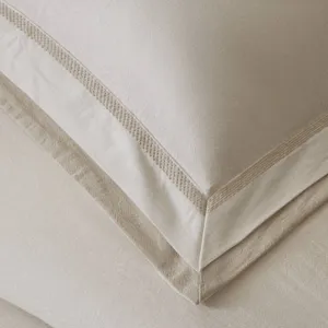 Harbor House Linen Blend Double Flange Duvet Cover Set