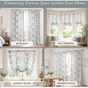 Madison Park Adele Ruffle Window Panel