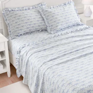 Intelligent Design Microfiber Ruffle Sheets