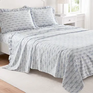 Intelligent Design Microfiber Ruffle Sheets