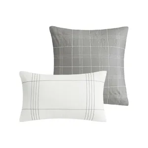 Harbor House Blue Morgan 6 Piece Cotton Jacquard Oversized Comforter Set