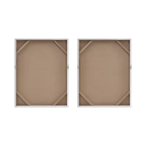 Madison Park Glimmer Heavily Embellished 2-piece Canvas Wall Art Set - Silver