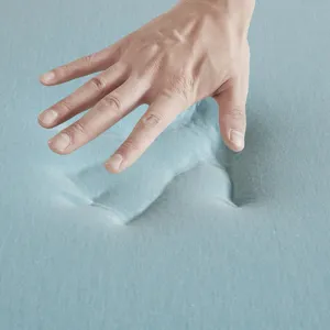 2\" Gel Memory Foam with 3M Cover Queen Mattress Topper - White