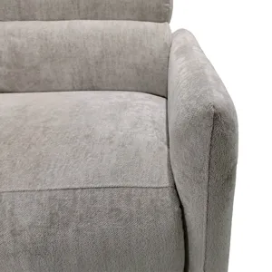 Ava Power Modern Recliner - Light Grey