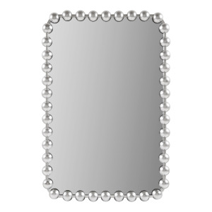 Madison Park Signature Marlowe 24X36 Rounded Rectangle Beaded Wall Mirror