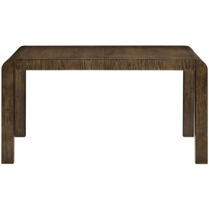 Madison Park Signature Ultra Rounded Waterfall Extension Dining Table - Weathered Brown