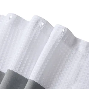 Madison Park Spa Waffle Shower Curtain with 3M Treatment