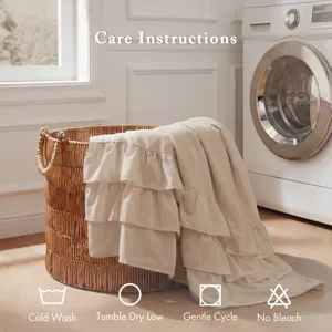 Madison Park Grace Ruffled Shower Curtain