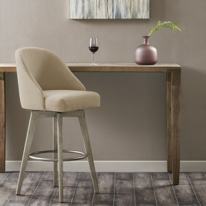 Pearce Bar Stool with Swivel Seat - Sand