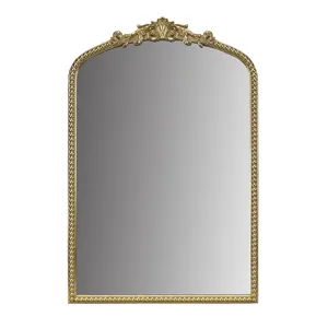 Lilbeth Beaded Arch Wall Decor Mirror - Gold