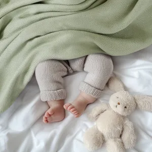 Bamboo Cotton Full/Queen Rayon from Bamboo Cotton Blanket - Sage Green