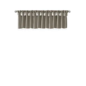 Madison Park Emilia Lightweight Faux Silk Valance With Beads