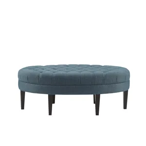 Martin Surfboard Tufted Ottoman - Blue