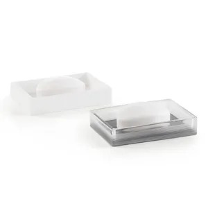 Nomad Home Clear Resin Bath Accessories set
