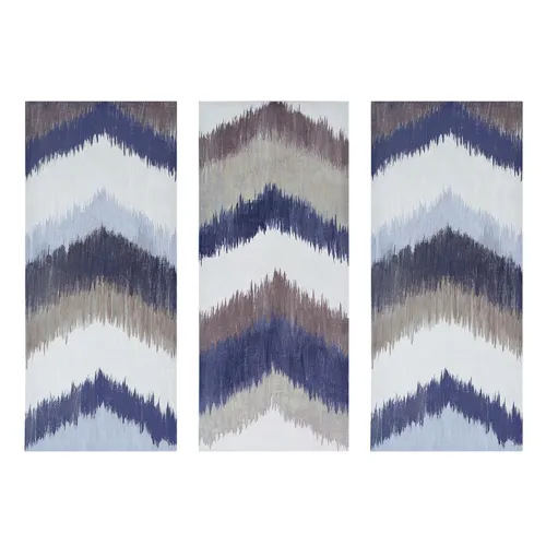 Alpine Gel Coated Canvas Set of 3 - Navy