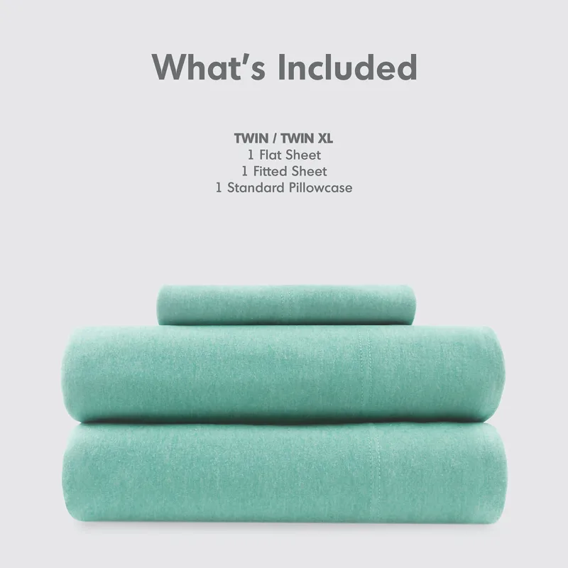Intelligent Design Cotton Blend Jersey Knit All Season Sheet Set
