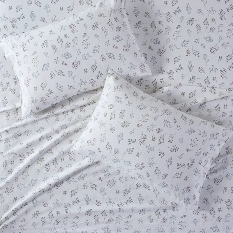 True North by Sleep Philosophy Cozy Cotton Flannel Printed Sheet Set