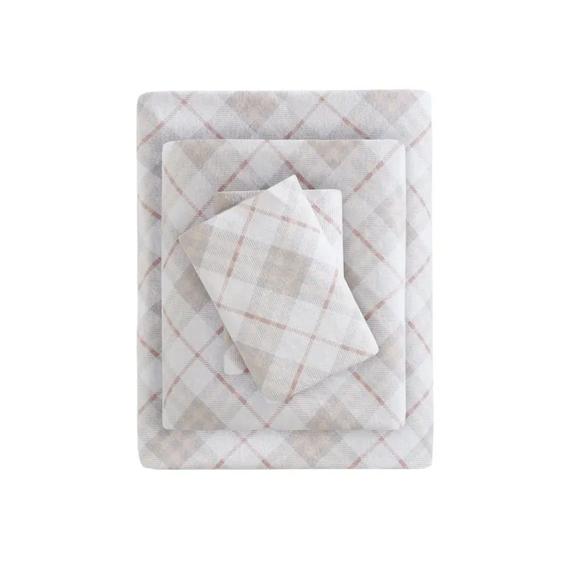 True North by Sleep Philosophy Cozy Cotton Flannel Printed Sheet Set