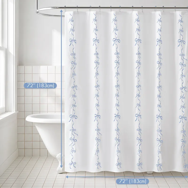 Madison Park Essentials Addison Shower Curtain Set