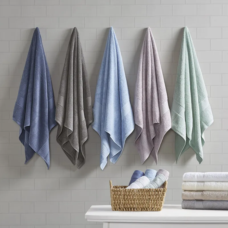 Madison Park Organic 6 Piece Organic Cotton Towel Set