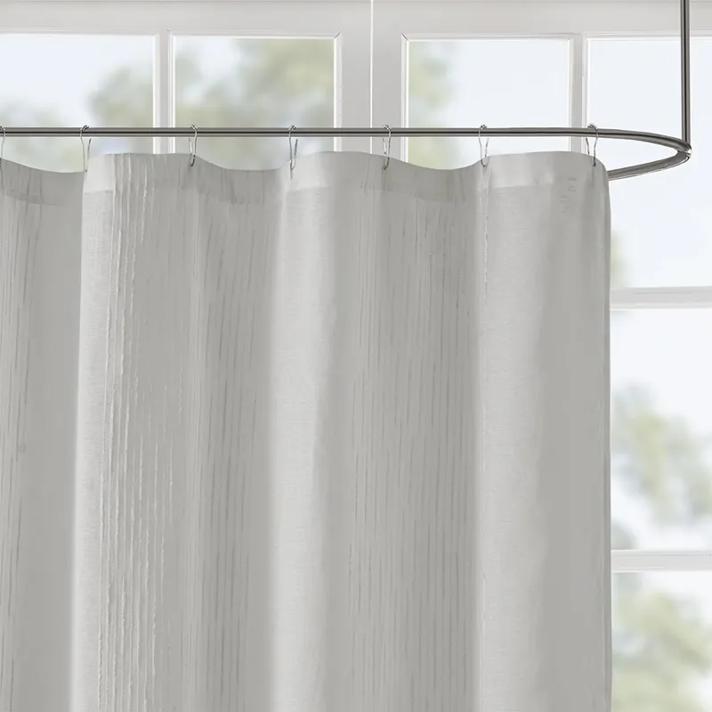 Madison Park Anna Sheer Shower Curtain