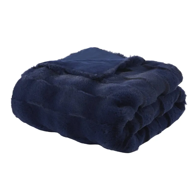 Madison Park Vivienne Faux Fur Throw