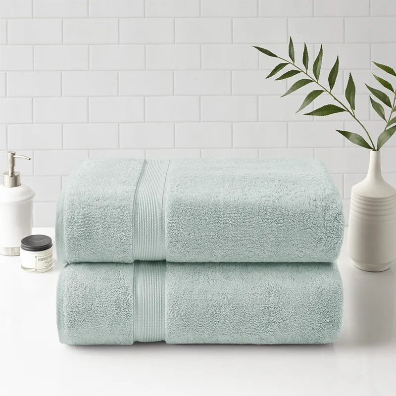 Madison Park Signature 800GSM 100% Cotton Bath Sheet 2 Piece Set