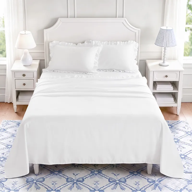 Intelligent Design Microfiber Ruffle Sheets