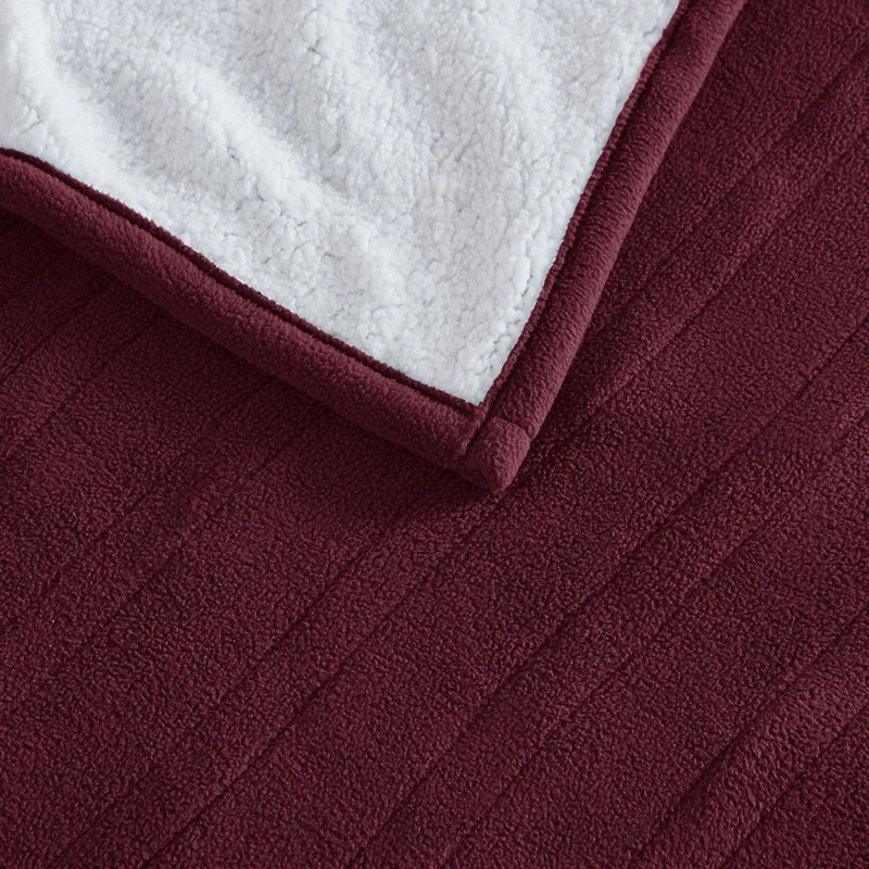 Serta Fleece to Sherpa Heated Blanket