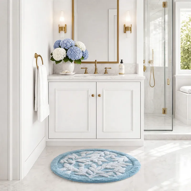 Madison Park Serene Cotton Tufted Bath Rug