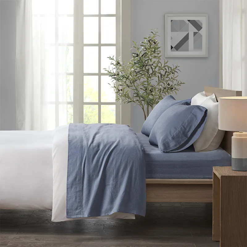 True North by Sleep Philosophy Cozy Cotton Flannel Printed Sheet Set