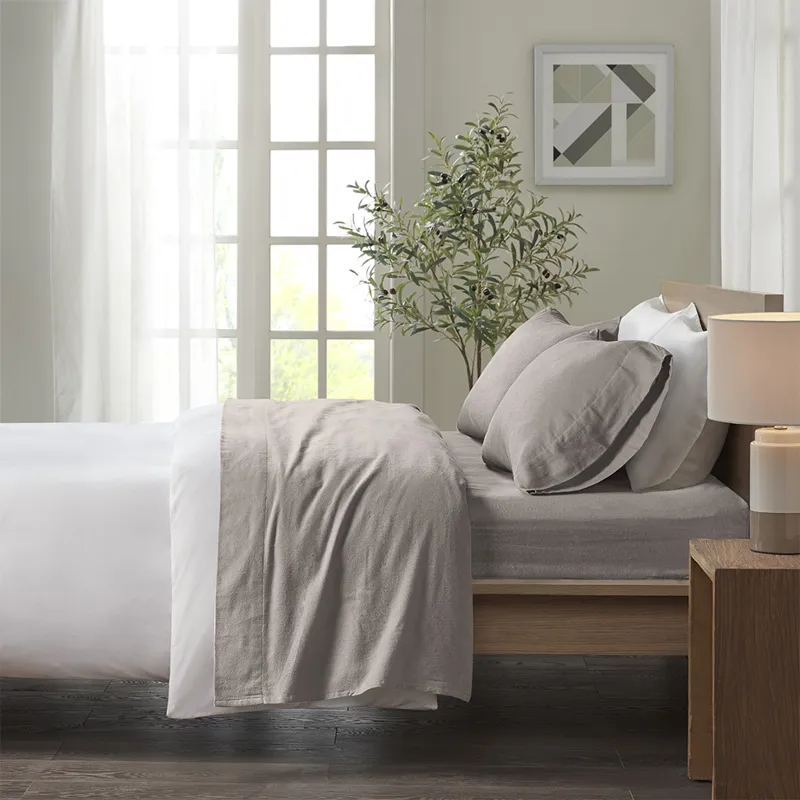 True North by Sleep Philosophy Cozy Cotton Flannel Printed Sheet Set