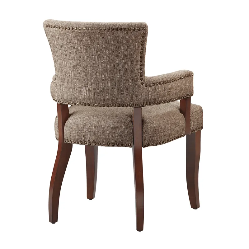 Dawson Arm Dining Chair - Brown