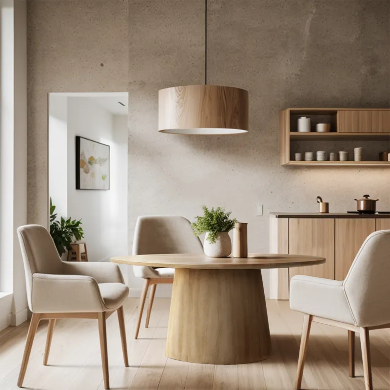 Oval Dining Table - Wheat