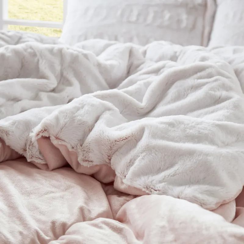 Madison Park Gia Faux Fur Comforter Mini Set