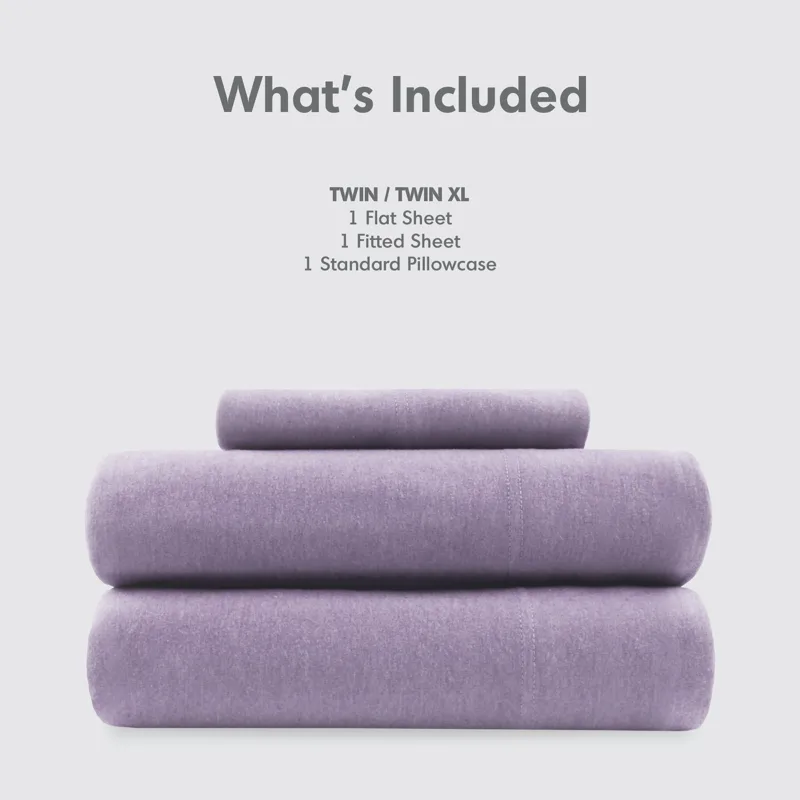 Intelligent Design Cotton Blend Jersey Knit All Season Sheet Set