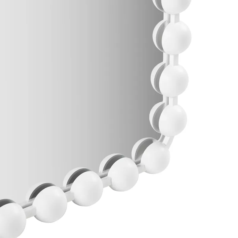 Madison Park Signature Marlowe 24X36 Rounded Rectangle Beaded Wall Mirror